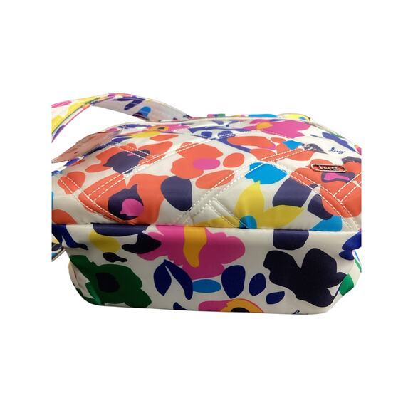 NWOT Lug Crossbody Women’s One Size Floral Print White And Multicolor - Picture 4 of 7